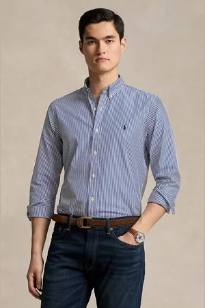 Ralph Lauren Koszula męska kolor slim z kołnierzykiem button-down