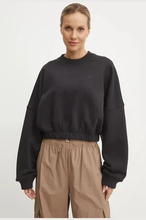 adidas Bluza bawełniana damska kolor gładka IW5752