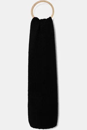 Calvin Klein Szalik z domieszką wełny kolor gładki K60K612612