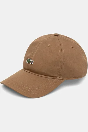 Lacoste Czapka z daszkiem bawełniana kolor z aplikacją