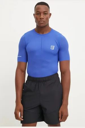 Compressport T-shirt do biegania Pro Racing kolor gładki ATSM3615