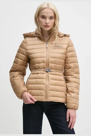 Calvin Klein Kurtka damska kolor szary przejściowa K20K207731