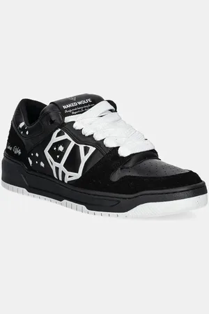 Naked Wolfe Sneakersy skórzane CM-00 kolor CM-00 Black Lth Hairy Black Suede