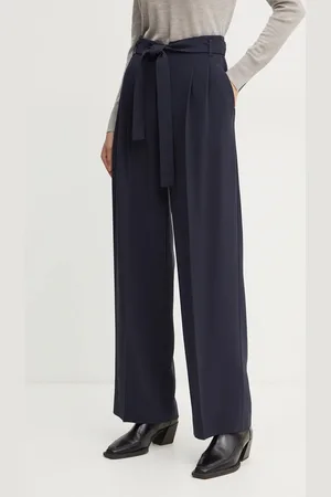 HUGO BOSS Spodnie damskie kolor proste high waist