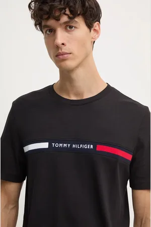 Tommy Hilfiger T-shirt bawełniany męski kolor z aplikacją MW0MW36498