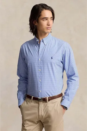 Ralph Lauren Koszula męska kolor slim z kołnierzykiem button-down