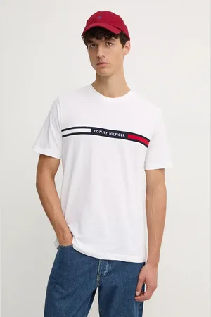 Tommy Hilfiger T-shirt bawełniany męski kolor z aplikacją MW0MW36498