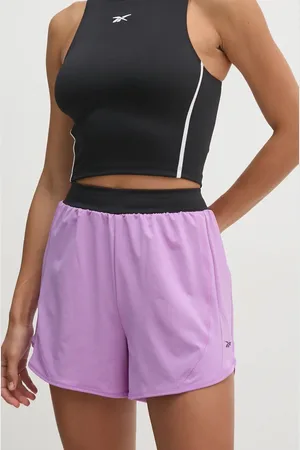 Reebok Szorty LUX Collection damskie kolor gładkie high waist 100205670