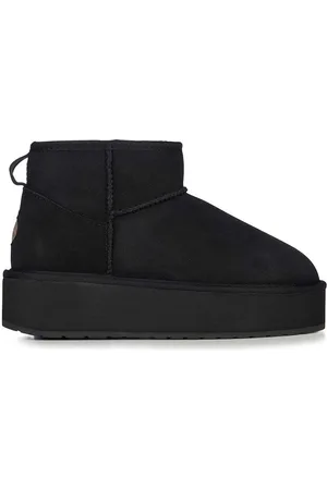 Emu śniegowce zamszowe Stinger Micro Flatform kolor W13082.BLAK