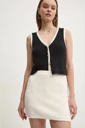 Abercrombie & Fitch Spódnica kolor mini ołówkowa KI143-4336