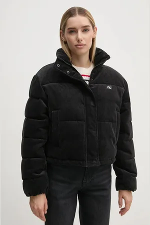 Calvin Klein Kurtka sztruksowa kolor zimowa oversize J20J224620