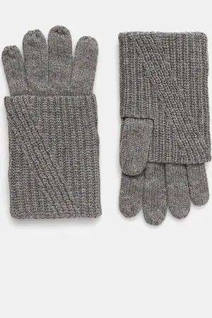 AllSaints Rękawiczki z domieszką wełny kolor