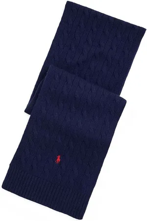 Ralph Lauren Szalik Classic Cable Scarf męski kolor z aplikacją 449959345