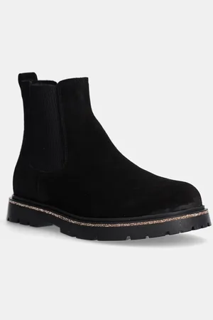 Birkenstock Sztyblety zamszowe Highwood Slip On Mid męskie kolor 1028138