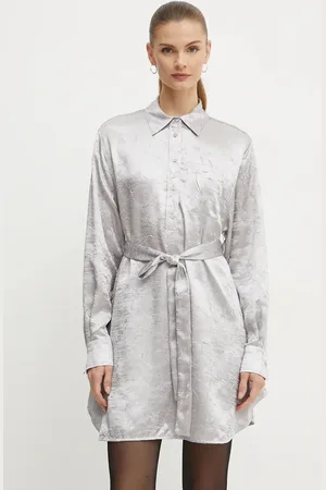Pinko Sukienka kolor mini rozkloszowana 104424 A285