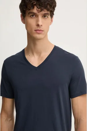 Armani Exchange T-shirt bawełniany męski kolor gładki 8NZT75 ZJA5Z