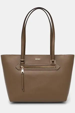 DKNY Torebka skórzana kolor R42A3E20