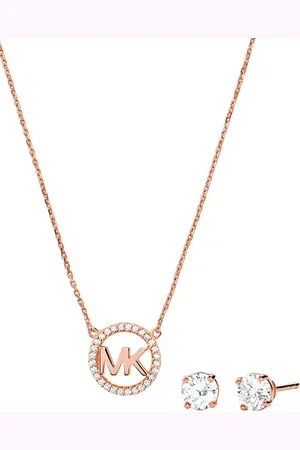 Michael Kors Naszyjnik i kolczyki ze srebra pokrytego złotem MKC1260AN791