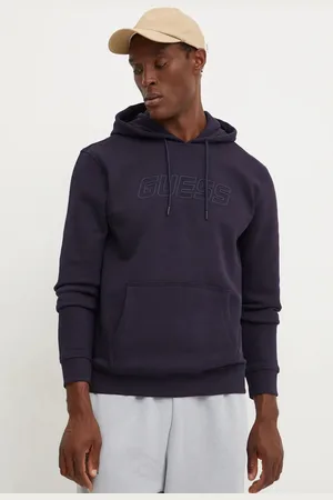 Guess Bluza ALDWIN męska kolor z kapturem gładka Z4YQ12 K9V31