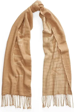 Ralph Lauren Szalik z domieszką wełny kolor wzorzysty 454960038