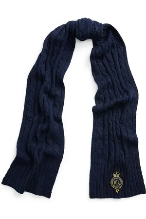Ralph Lauren Szalik z domieszką wełny kolor gładki 454960071