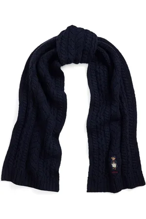 Ralph Lauren Szalik wełniany kolor gładki 455961992