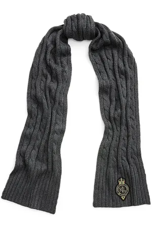 Ralph Lauren Szalik z domieszką wełny kolor gładki 454960071