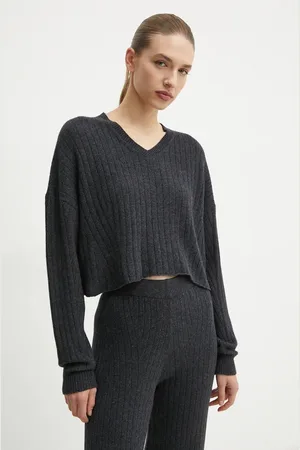 Twin-Set Sweter wełniany damski kolor lekki 242TT3360