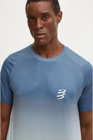Compressport T-shirt do biegania Performance kolor wzorzysty ATSM4920
