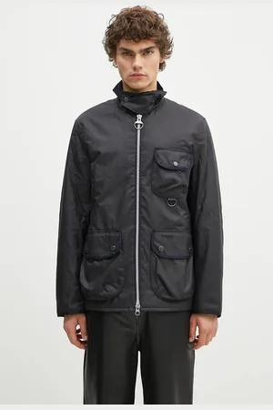 Barbour Kurtka Angler Wax Jacket męska kolor przejściowa MWX2348