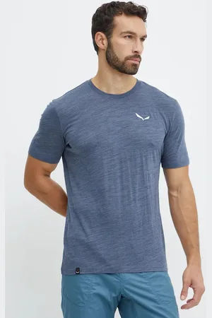 Salewa T-shirt sportowy Eagle Minilogo kolor melanżowy 00.0000028903