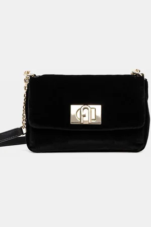 Furla Torebka welurowa kolor BAFKACO.BX3356.O6000