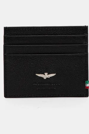 Aeronautica Militare Etui na karty skórzane męski kolor AM106