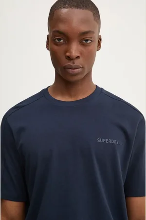 Superdry T-shirt bawełniany męski kolor z nadrukiem M1012083A-JKE