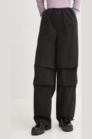 Hugo Blue Spodnie damskie kolor fason chinos high waist 50527950