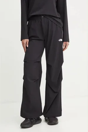 The North Face Spodnie Woven damskie kolor proste high waist NF0A89H1JK31
