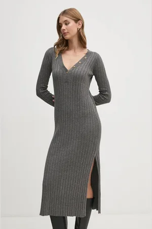 Pepe Jeans Sukienka IZABEL DRESS kolor midi dopasowana PL953586