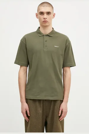 Barbour Polo bawełniane Dunand OS Polo Shirt kolor gładki MML1426