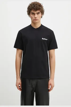 Barbour T-shirt bawełniany Bowery OS Graphic męski kolor z nadrukiem MTS1338