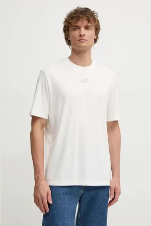 Armani Exchange T-shirt bawełniany męski kolor z nadrukiem 6DZTJV ZJLFZ