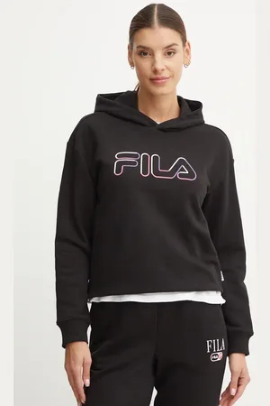 Fila Bluza Lorca damska kolor z kapturem z aplikacją FAW0915
