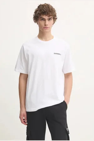 Superdry T-shirt bawełniany męski kolor z aplikacją M1012083A-T7X