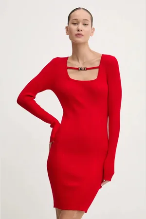 Karl Lagerfeld Sukienka kolor mini dopasowana 246J1304