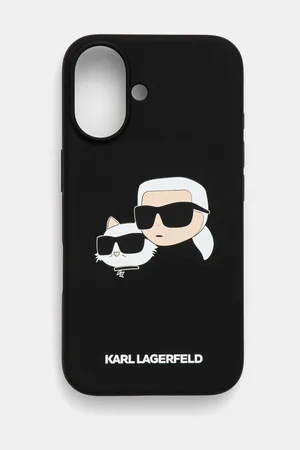 Karl Lagerfeld Etui na telefon iPhone 16 6.1 kolor KLHMP16SSKCHPPLK