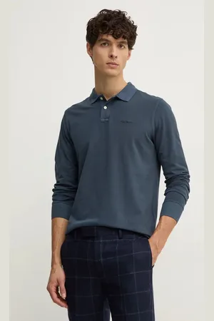 Pepe Jeans Longsleeve bawełniany NEW OLIVER GD LS kolor gładki PM542213
