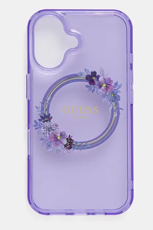 Guess Etui na telefon iPhone 16 6.1 kolor GUHMP16SHFWFCU
