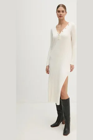 Pepe Jeans Sukienka IZABEL DRESS kolor midi dopasowana PL953586