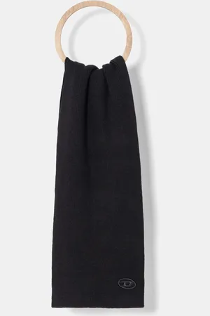 Diesel Szalik wełniany K-CODER SCARF kolor gładki A05165.0DAOB