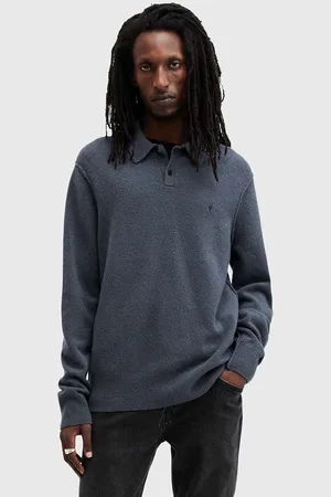 AllSaints Sweter z domieszką wełny STATTEN męski kolor M038KA