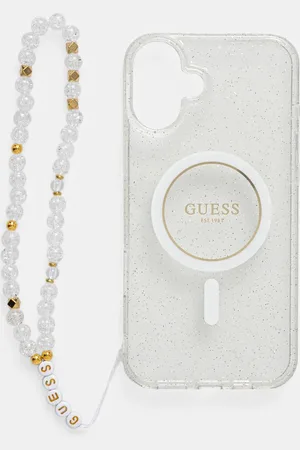 Guess Etui na telefon iPhone 16 Plus 6.7 kolor GUHMP16MHGCRELST